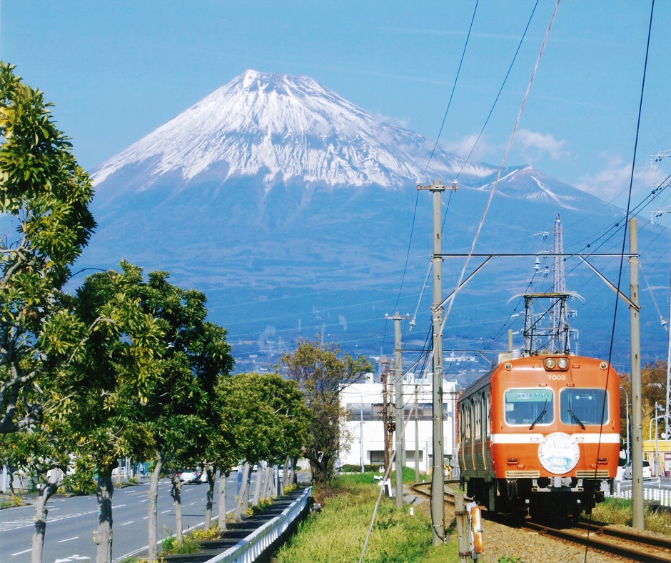 富士山 岳南電車