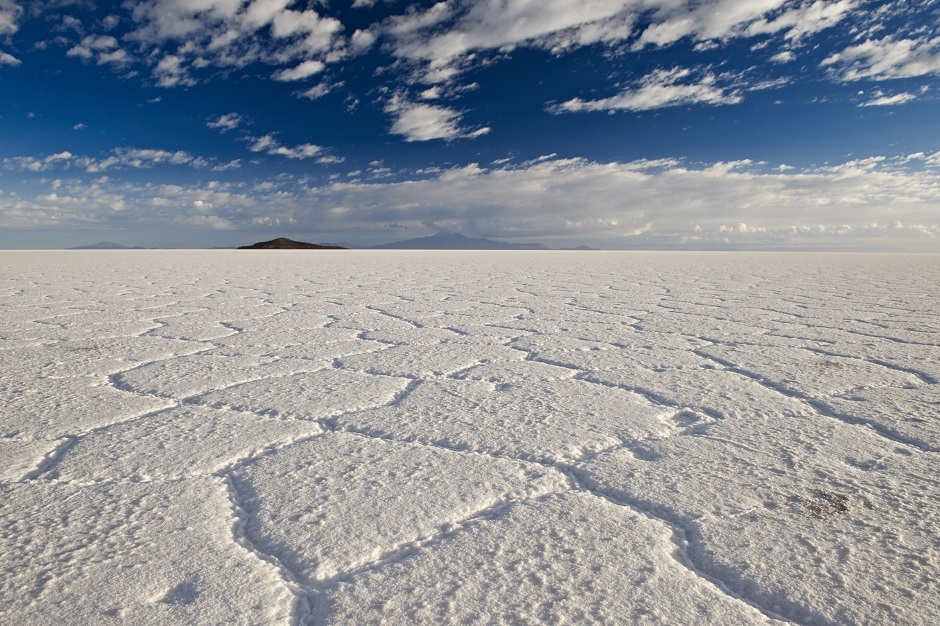 ウユニ塩湖の乾季