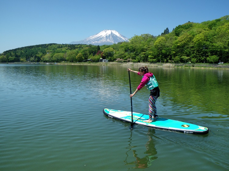 富士山 山中湖パドルボート