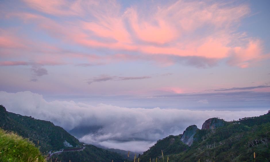 オロフレ峠展望台から見る雲海