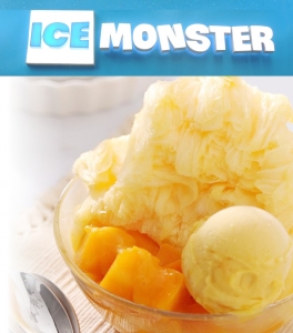 アイスモンスターのマンゴーかき氷