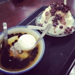 【台湾】@yuko425　豆花♡あっさりしてておいしー◟́◞̀ #古早味豆花 #粉圓豆花 #紅豆雪花冰 