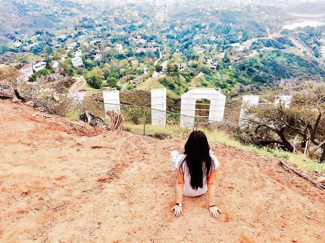 ロサンゼルスのフォトジェニックスポット第5位:ハリウッドサインの裏側 ロサンゼルスのフォトジェニックスポット第5位:ハリウッドサインの裏側