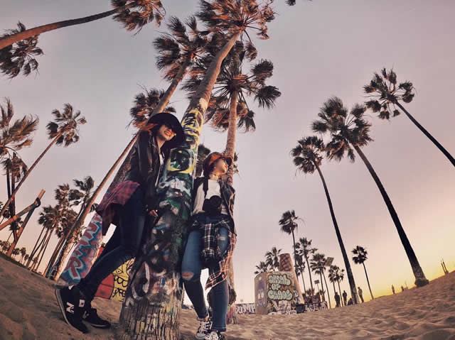 ロサンゼルスのフォトジェニックスポット第7位:ベニスビーチ ロサンゼルスのフォトジェニックスポット第7位:ベニスビーチ