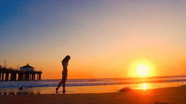 ロサンゼルスのフォトジェニックスポット第3位:マンハッタンビーチの夕陽 ロサンゼルスのフォトジェニックスポット第3位:マンハッタンビーチの夕陽