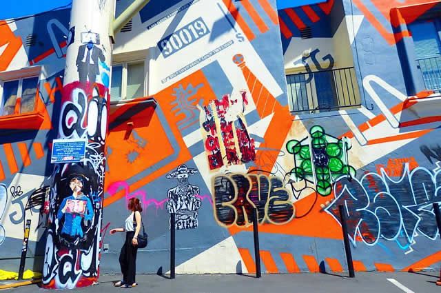 ロサンゼルスのフォトジェニックスポット第2位:メルローズのウォールアート ロサンゼルスのフォトジェニックスポット第2位:メルローズのウォールアート