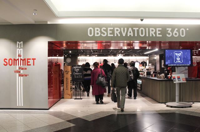 カナダ モントリオール　Au Sommet Place Marie