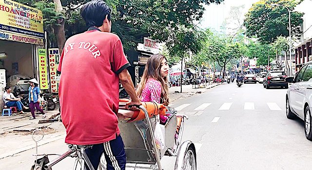 ベトナム・ホーチミン　シクロ