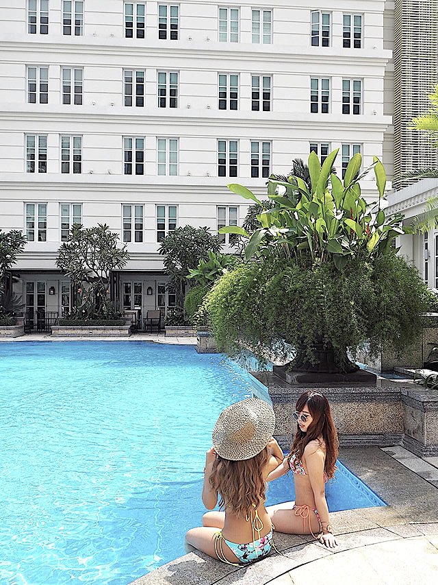 ベトナム・ホーチミン　パークハイアットホテル　プール