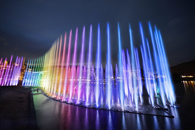 ハウステンボス_光の王国_ウォーターマジック