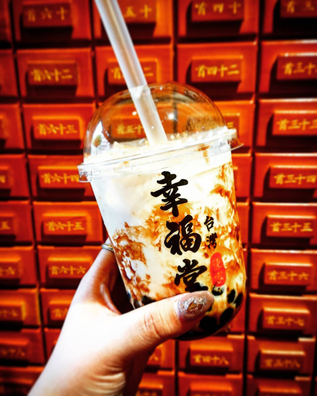 幸福堂の黒糖タピオカミルク