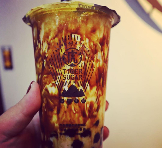 老虎堂の黒糖タピオカミルク